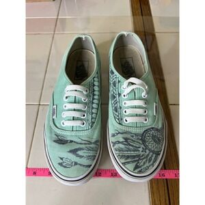 Vans Authentic Dream Catcher Print Canvas Sneakers Lace Up Women's Shoes‎